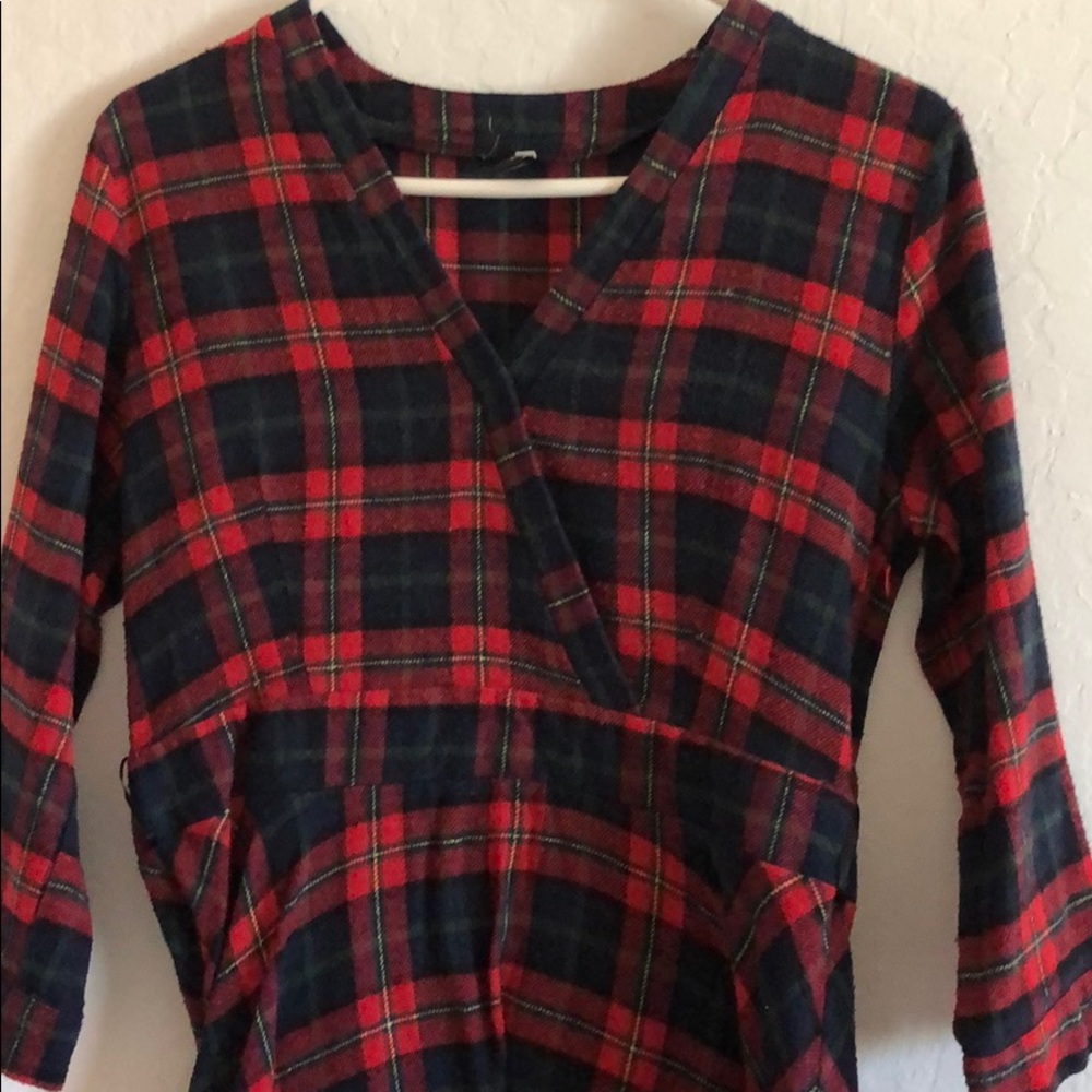 Plaid dress